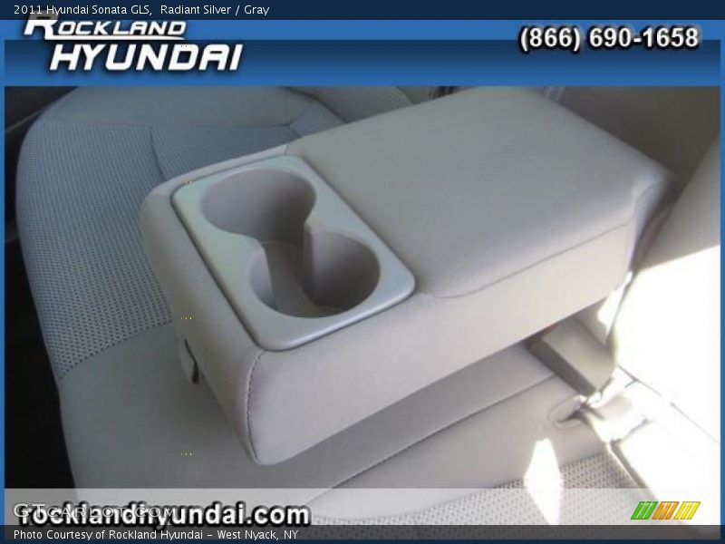 Radiant Silver / Gray 2011 Hyundai Sonata GLS