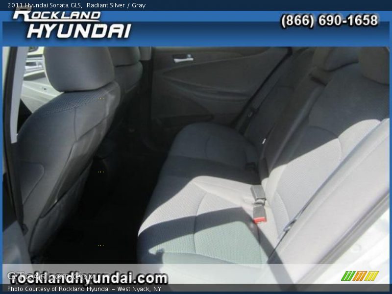 Radiant Silver / Gray 2011 Hyundai Sonata GLS