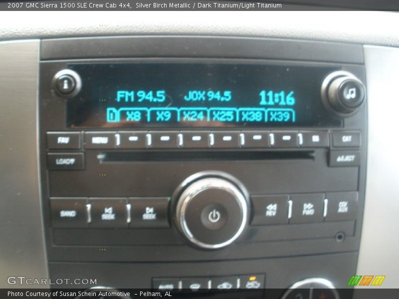 Silver Birch Metallic / Dark Titanium/Light Titanium 2007 GMC Sierra 1500 SLE Crew Cab 4x4