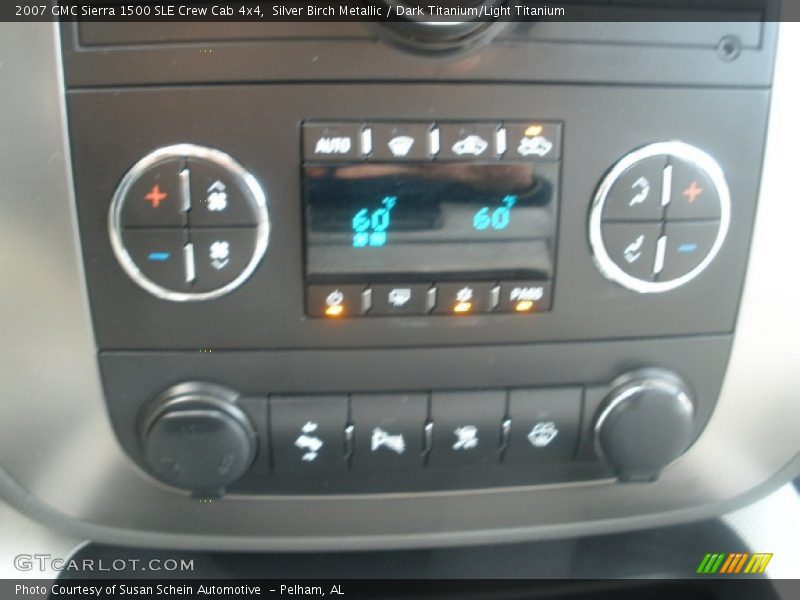 Silver Birch Metallic / Dark Titanium/Light Titanium 2007 GMC Sierra 1500 SLE Crew Cab 4x4