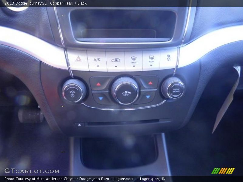 Copper Pearl / Black 2013 Dodge Journey SE