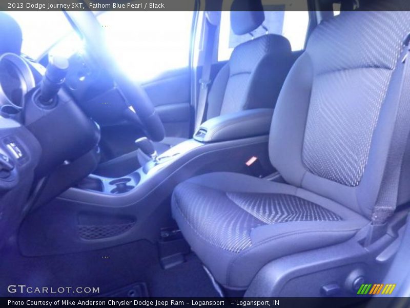 Fathom Blue Pearl / Black 2013 Dodge Journey SXT