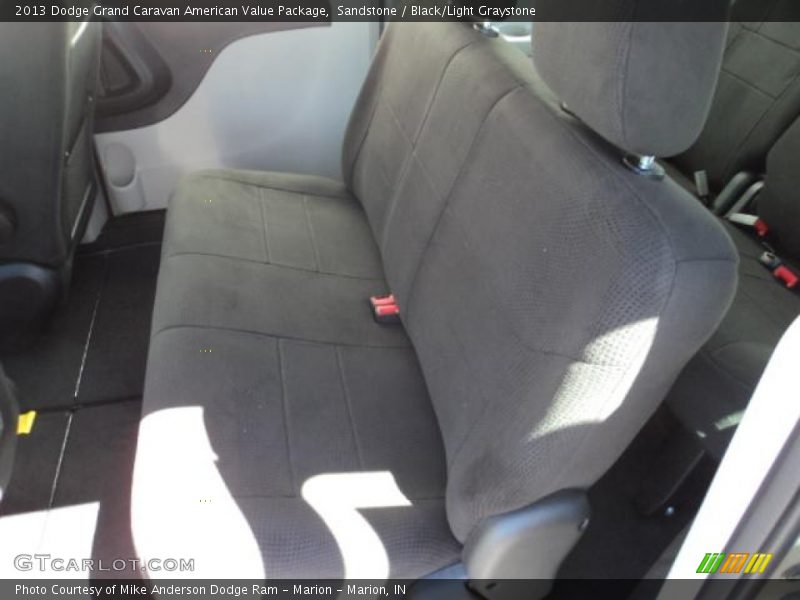 Sandstone / Black/Light Graystone 2013 Dodge Grand Caravan American Value Package