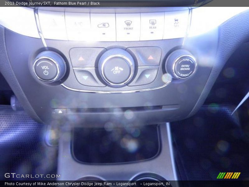 Fathom Blue Pearl / Black 2013 Dodge Journey SXT