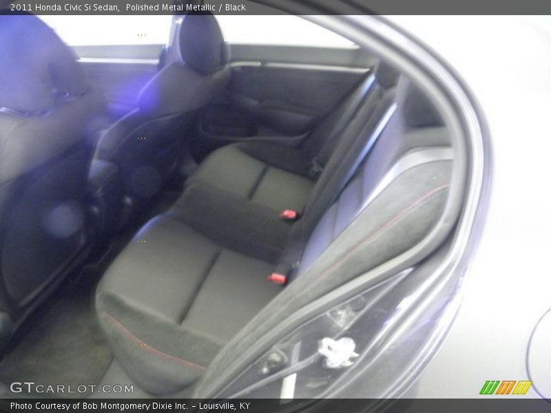 Polished Metal Metallic / Black 2011 Honda Civic Si Sedan