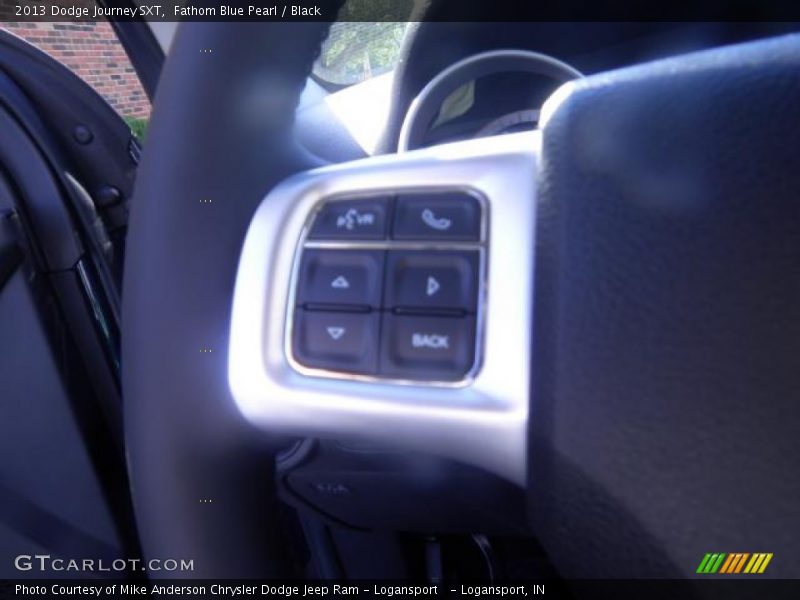 Fathom Blue Pearl / Black 2013 Dodge Journey SXT