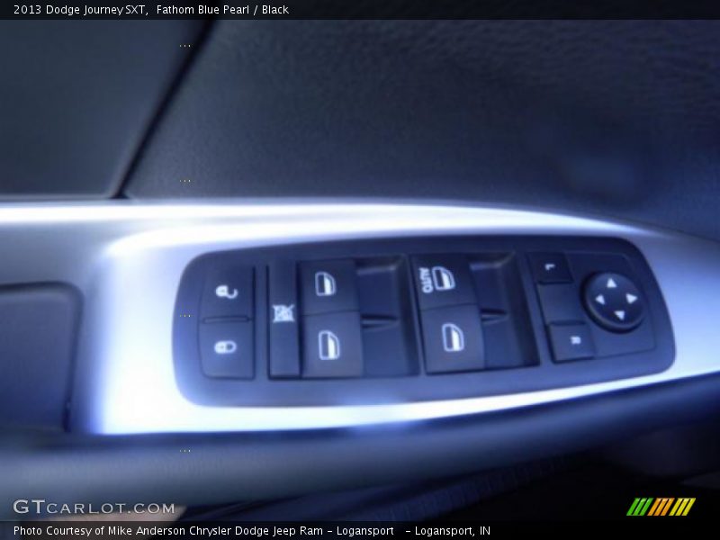 Fathom Blue Pearl / Black 2013 Dodge Journey SXT