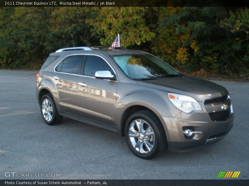 Mocha Steel Metallic / Jet Black 2011 Chevrolet Equinox LTZ