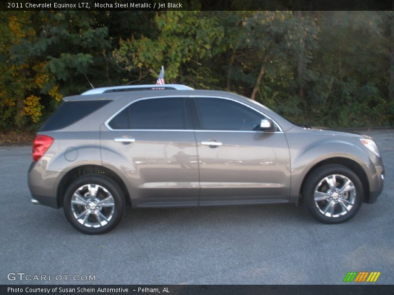 Mocha Steel Metallic / Jet Black 2011 Chevrolet Equinox LTZ