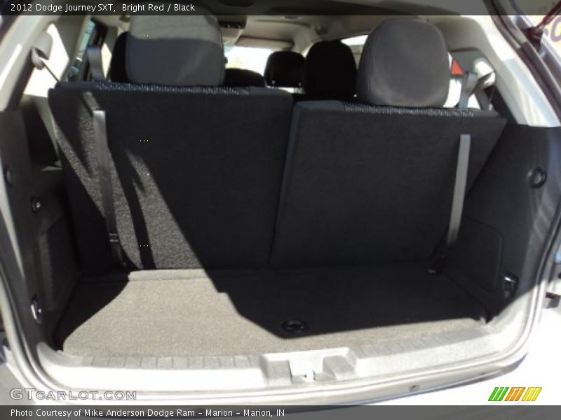 Bright Red / Black 2012 Dodge Journey SXT