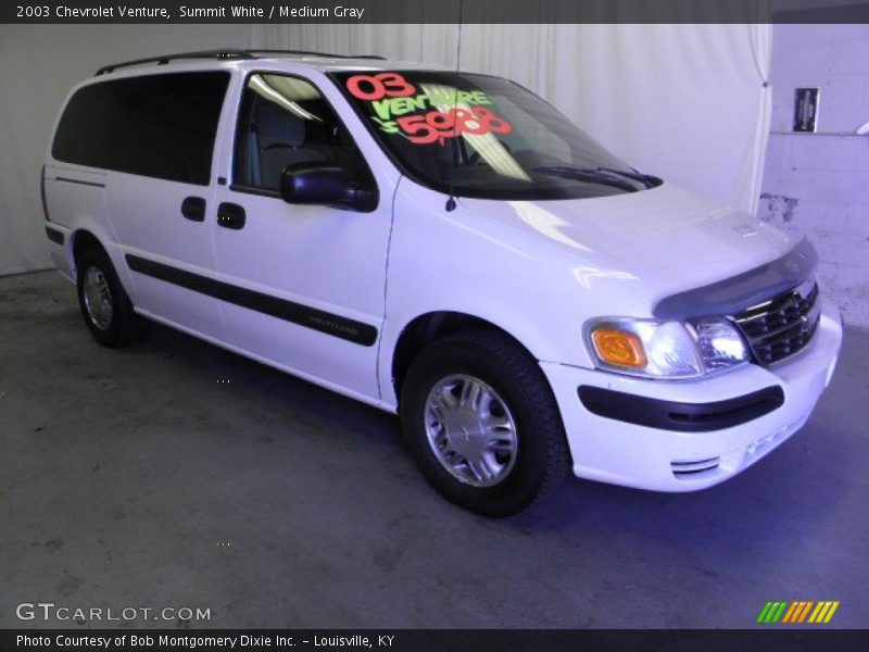 Summit White / Medium Gray 2003 Chevrolet Venture