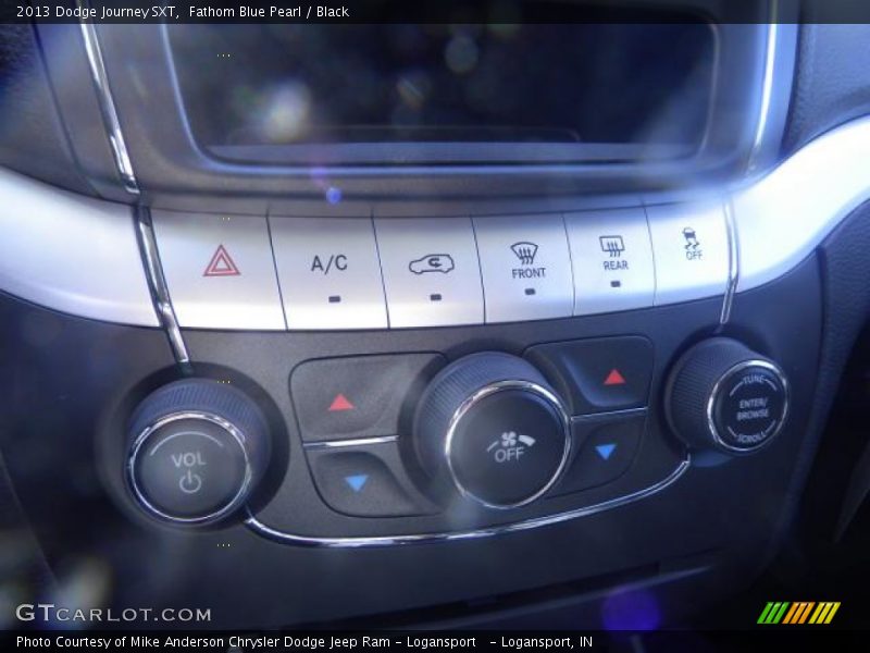 Fathom Blue Pearl / Black 2013 Dodge Journey SXT
