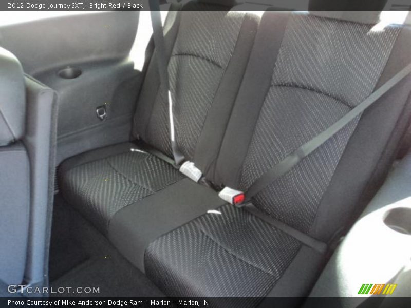 Bright Red / Black 2012 Dodge Journey SXT
