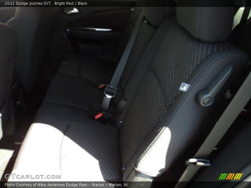 Bright Red / Black 2012 Dodge Journey SXT