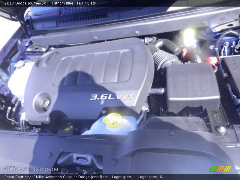 Fathom Blue Pearl / Black 2013 Dodge Journey SXT