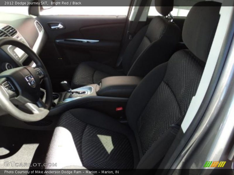 Bright Red / Black 2012 Dodge Journey SXT