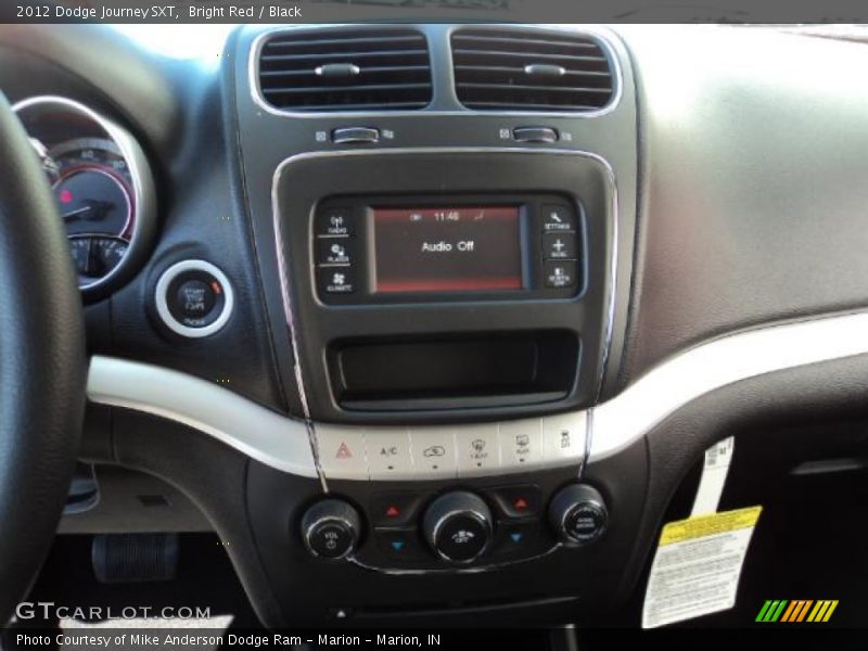 Bright Red / Black 2012 Dodge Journey SXT