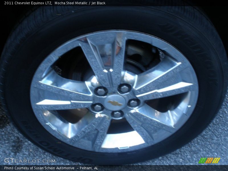 Mocha Steel Metallic / Jet Black 2011 Chevrolet Equinox LTZ