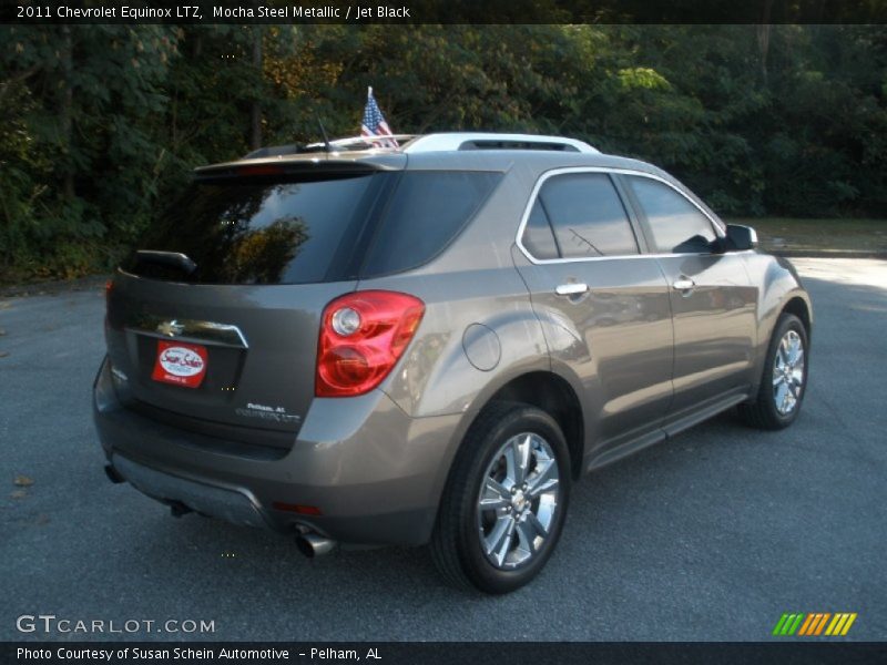 Mocha Steel Metallic / Jet Black 2011 Chevrolet Equinox LTZ
