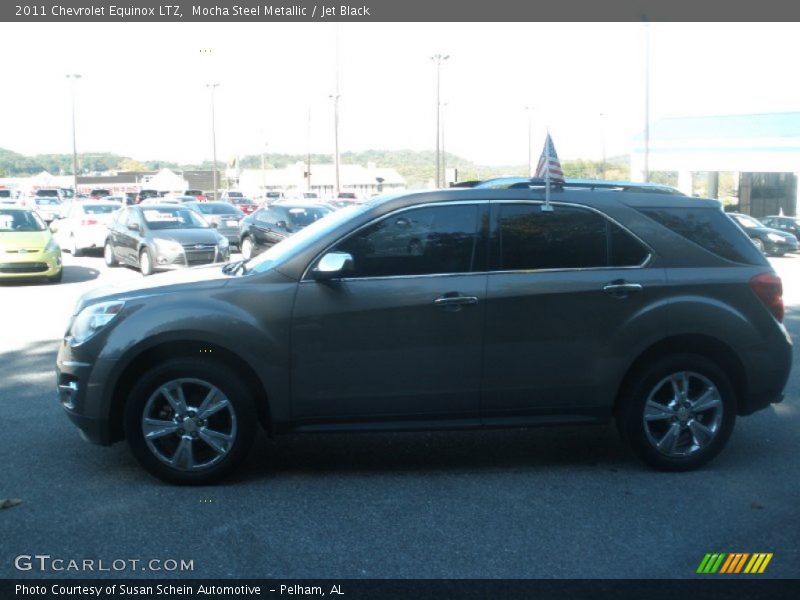 Mocha Steel Metallic / Jet Black 2011 Chevrolet Equinox LTZ