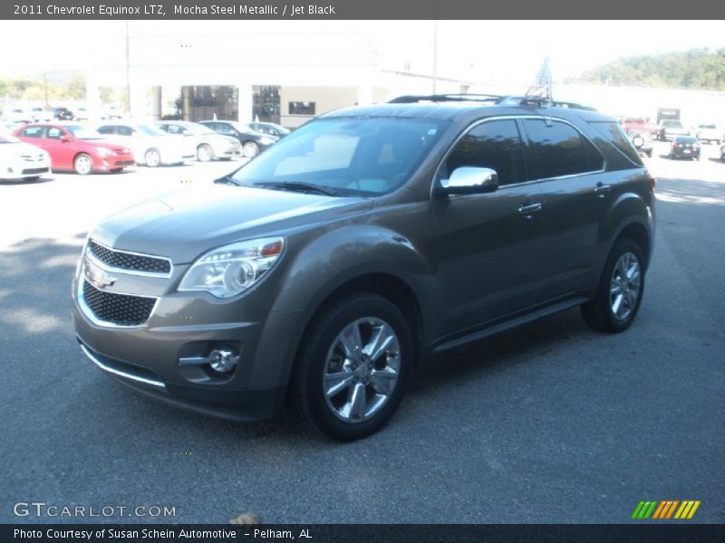 Mocha Steel Metallic / Jet Black 2011 Chevrolet Equinox LTZ