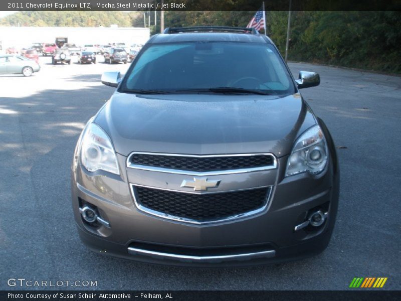 Mocha Steel Metallic / Jet Black 2011 Chevrolet Equinox LTZ