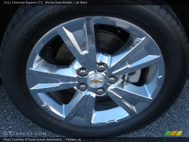Mocha Steel Metallic / Jet Black 2011 Chevrolet Equinox LTZ