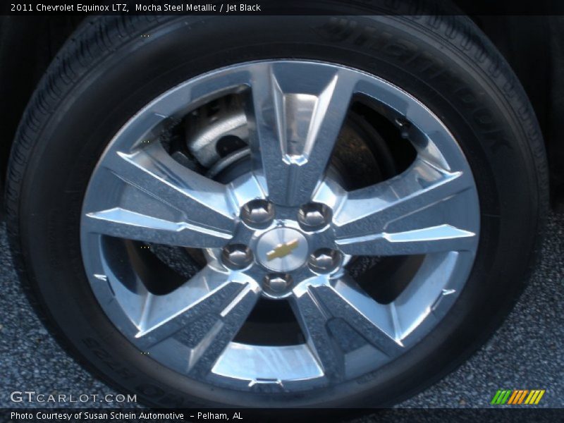 Mocha Steel Metallic / Jet Black 2011 Chevrolet Equinox LTZ