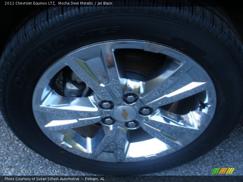 Mocha Steel Metallic / Jet Black 2011 Chevrolet Equinox LTZ