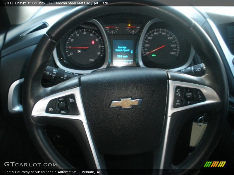 Mocha Steel Metallic / Jet Black 2011 Chevrolet Equinox LTZ