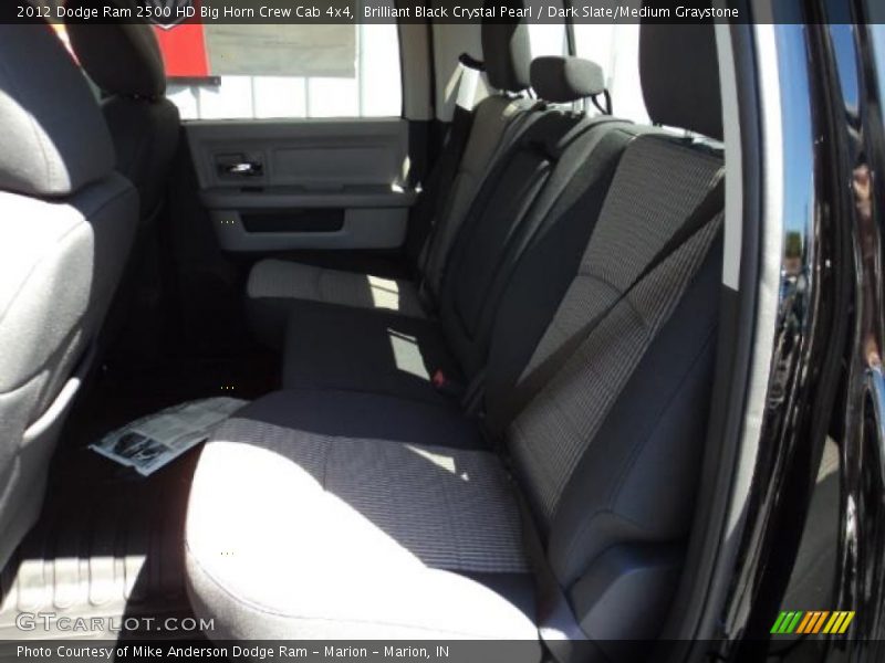 Brilliant Black Crystal Pearl / Dark Slate/Medium Graystone 2012 Dodge Ram 2500 HD Big Horn Crew Cab 4x4