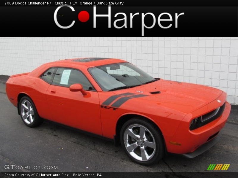 HEMI Orange / Dark Slate Gray 2009 Dodge Challenger R/T Classic