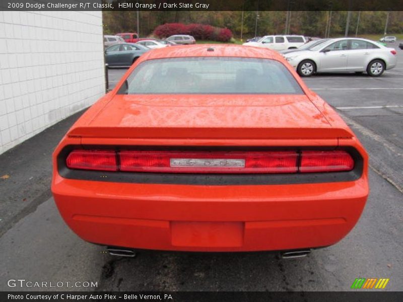 HEMI Orange / Dark Slate Gray 2009 Dodge Challenger R/T Classic