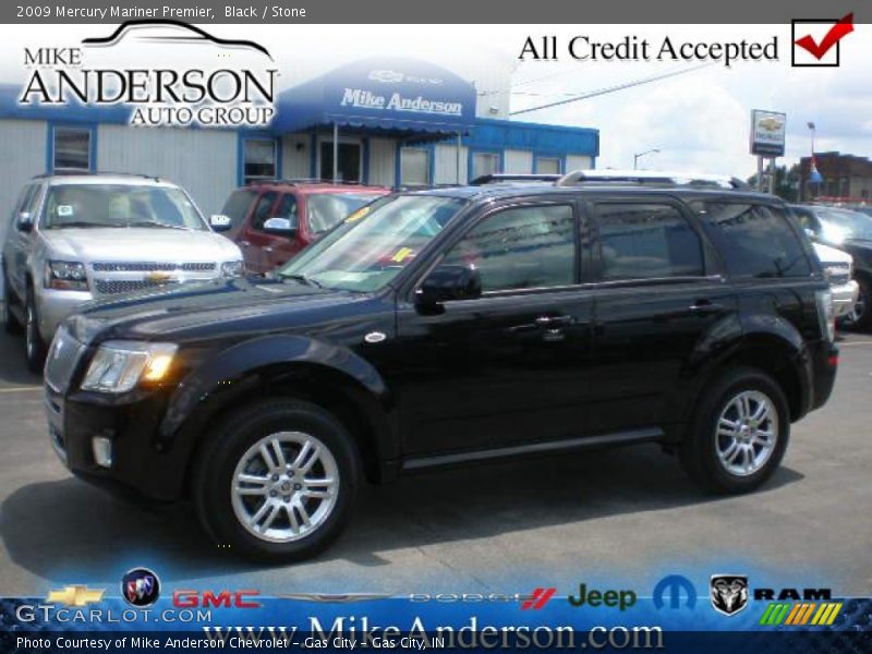 Black / Stone 2009 Mercury Mariner Premier