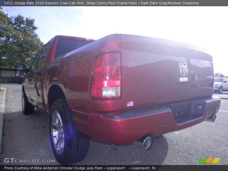 Deep Cherry Red Crystal Pearl / Dark Slate Gray/Medium Graystone 2012 Dodge Ram 1500 Express Crew Cab 4x4