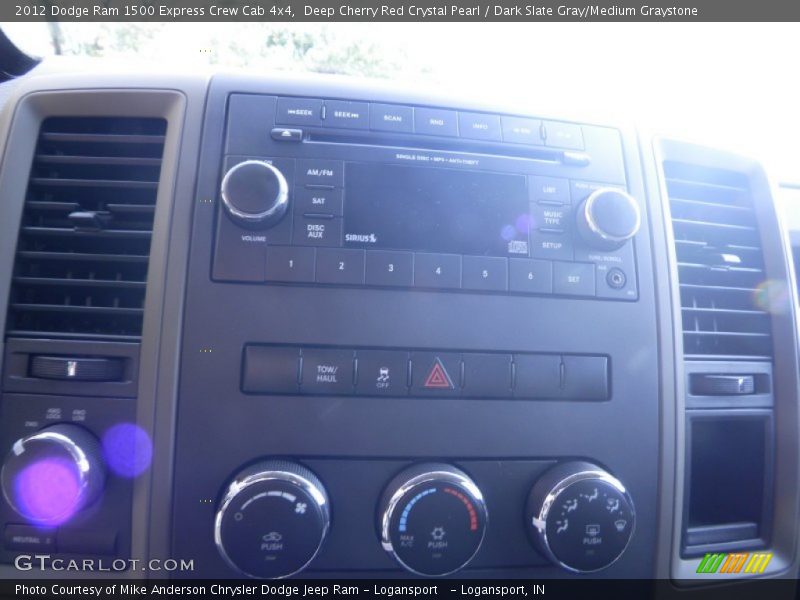 Deep Cherry Red Crystal Pearl / Dark Slate Gray/Medium Graystone 2012 Dodge Ram 1500 Express Crew Cab 4x4