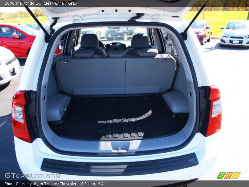 Clear White / Gray 2008 Kia Rondo LX