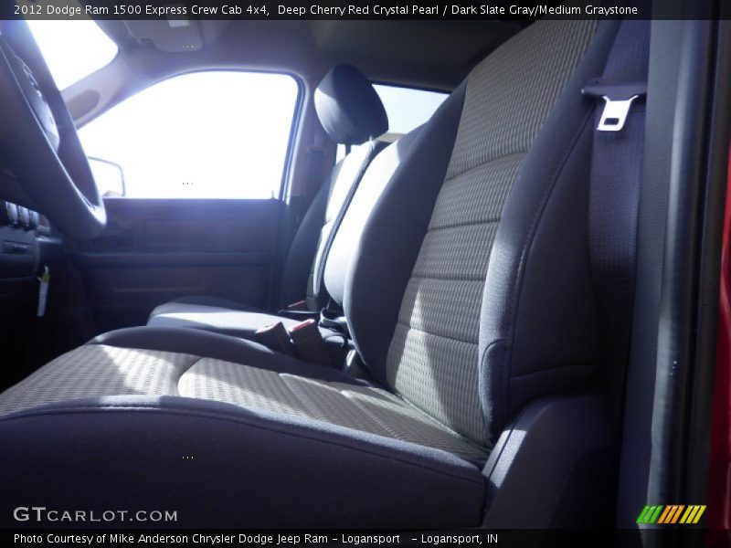 Deep Cherry Red Crystal Pearl / Dark Slate Gray/Medium Graystone 2012 Dodge Ram 1500 Express Crew Cab 4x4