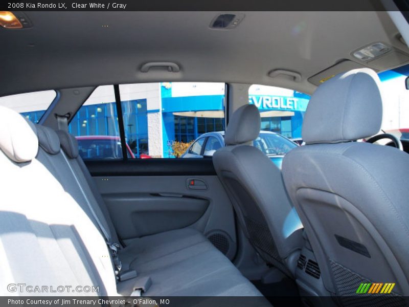Clear White / Gray 2008 Kia Rondo LX
