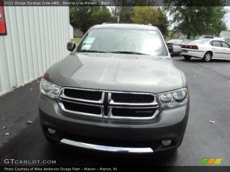 Mineral Gray Metallic / Black 2012 Dodge Durango Crew AWD