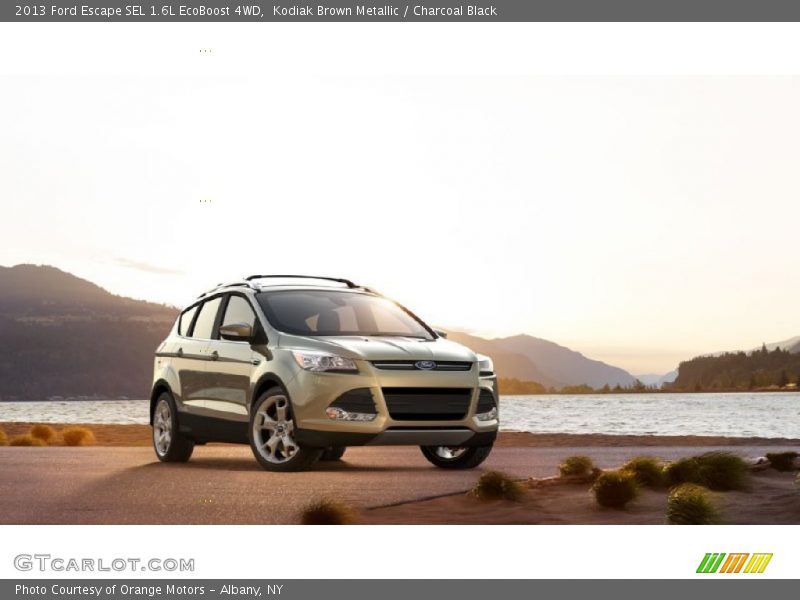 Kodiak Brown Metallic / Charcoal Black 2013 Ford Escape SEL 1.6L EcoBoost 4WD