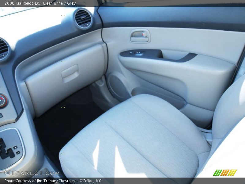 Clear White / Gray 2008 Kia Rondo LX