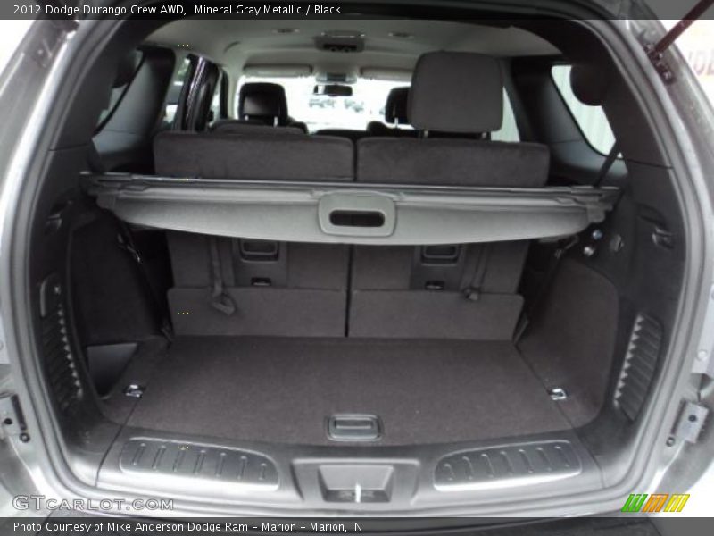 Mineral Gray Metallic / Black 2012 Dodge Durango Crew AWD