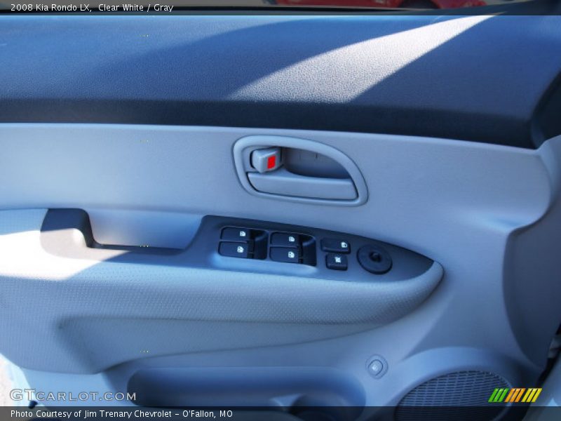 Clear White / Gray 2008 Kia Rondo LX