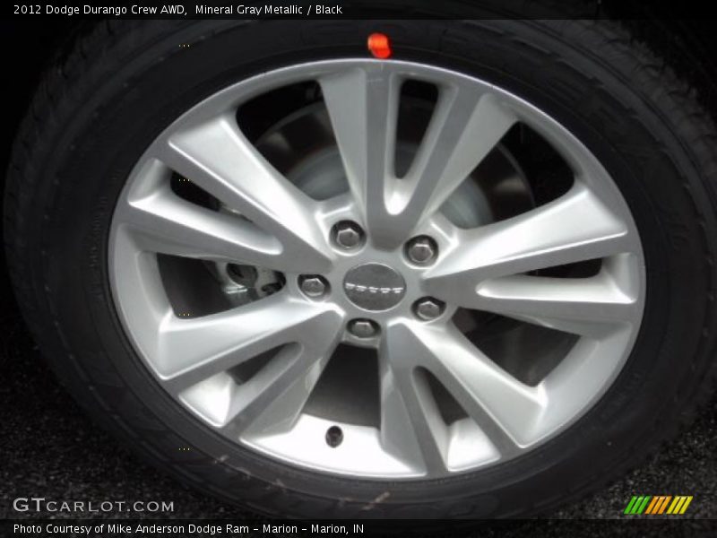 Mineral Gray Metallic / Black 2012 Dodge Durango Crew AWD