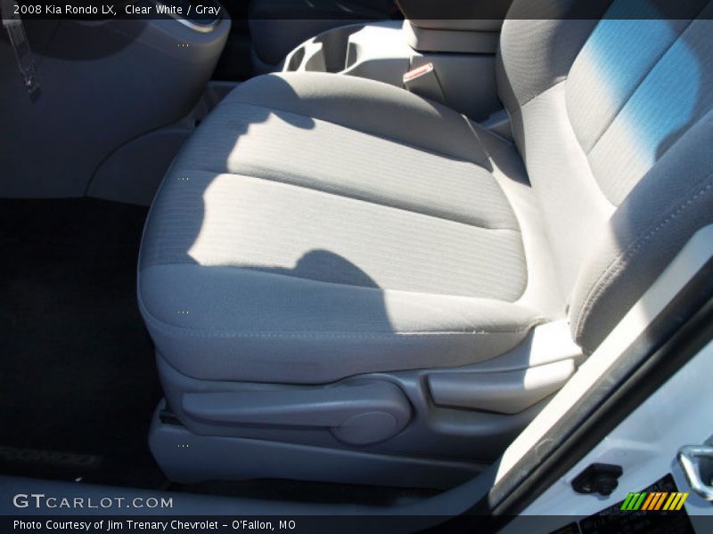 Clear White / Gray 2008 Kia Rondo LX