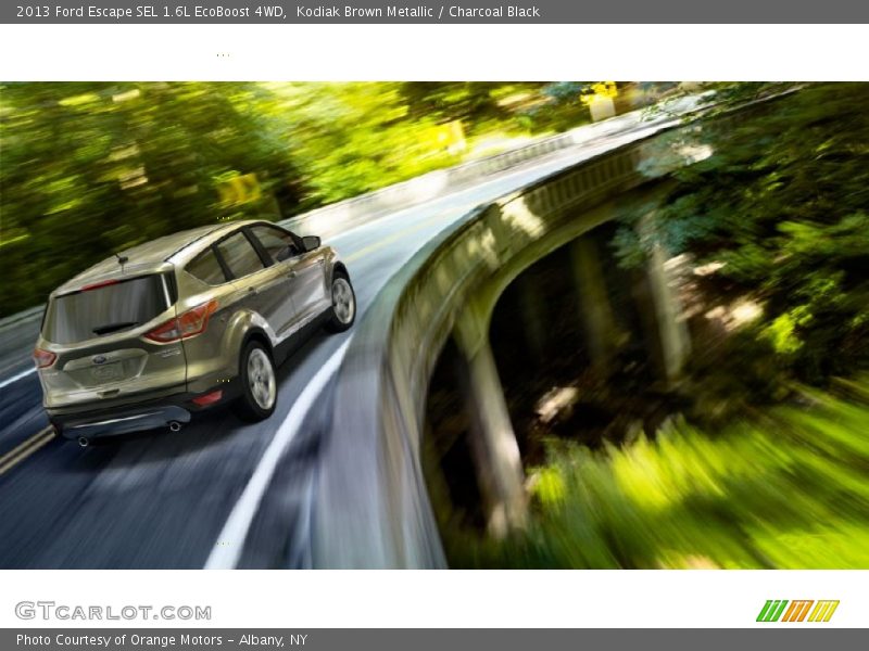 Kodiak Brown Metallic / Charcoal Black 2013 Ford Escape SEL 1.6L EcoBoost 4WD