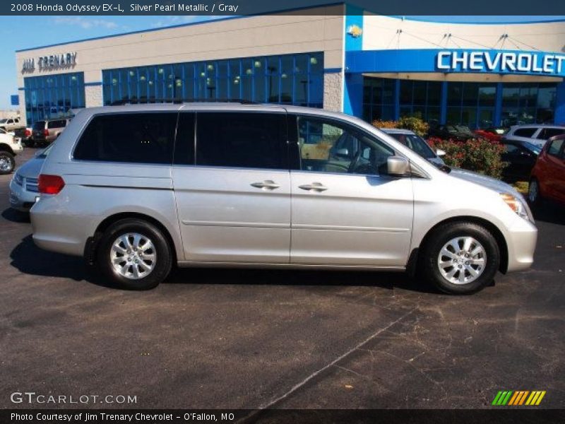 Silver Pearl Metallic / Gray 2008 Honda Odyssey EX-L