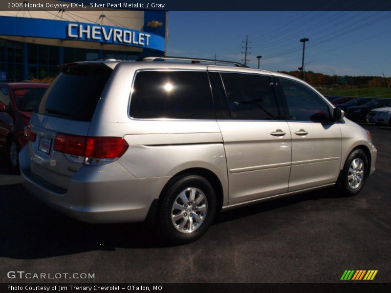 Silver Pearl Metallic / Gray 2008 Honda Odyssey EX-L
