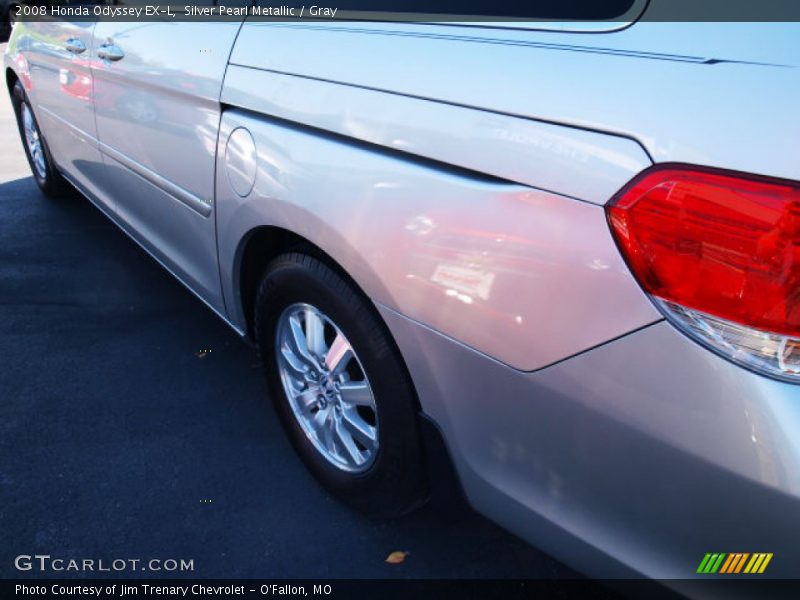 Silver Pearl Metallic / Gray 2008 Honda Odyssey EX-L